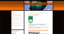 Desktop Screenshot of berufskraftfahrer-bayern.net